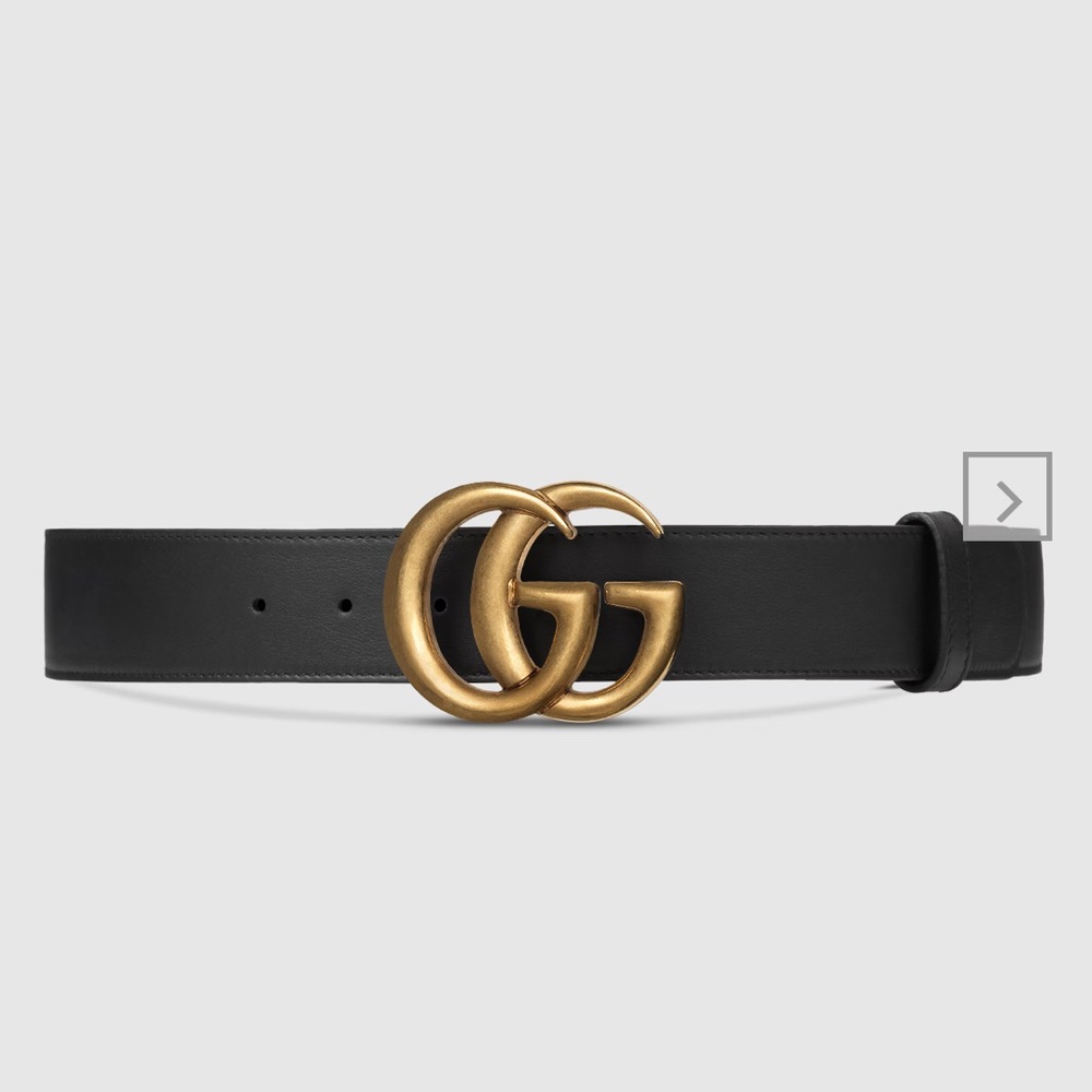 GG MARMONT BELT/ Black Gucci belt size 70